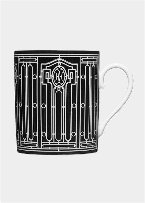 hermes h deco mug